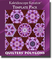 Quilters' Polygons Template Pack